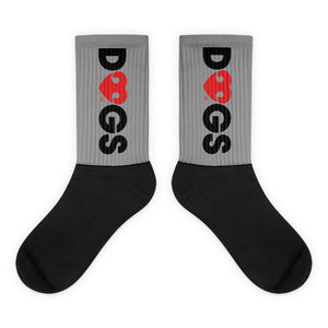 LOVE (Outside) DOGS (Inside) – Designer Unisex Socks