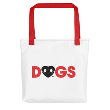 Load image into Gallery viewer, LOVE (FONT) DOGS (BACK) – Tote Bags
