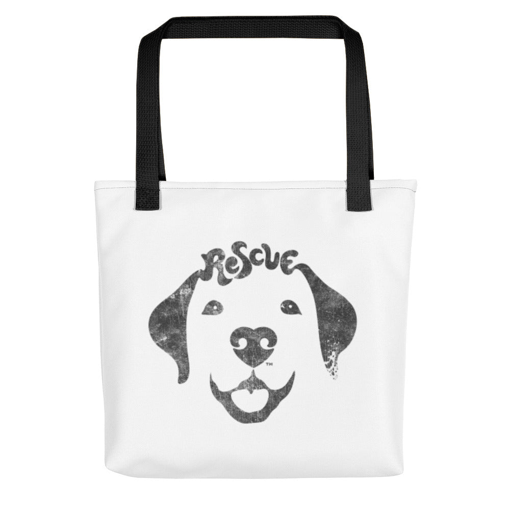 RESCUE DOG FACE DESIGN – Tote Bags