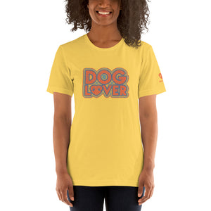 "DOG LOVER" 70's RETRO DESIGN – Premium Unisex T-Shirt