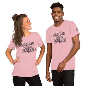 "RESCUE IS MY FAVORITE BREED" – Premium Unisex T-Shirt