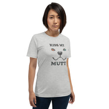 Load image into Gallery viewer, &quot;KISS MY MUTT&quot; ABSTRACT DOG FACE - Premium Unisex T-Shirt
