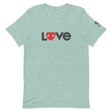 Load image into Gallery viewer, LOVE (FONT) DOGS (BACK) – 2 Sided Premium Unisex T-Shirts
