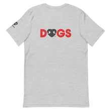 Load image into Gallery viewer, LOVE (FONT) DOGS (BACK) – 2 Sided Premium Unisex T-Shirts
