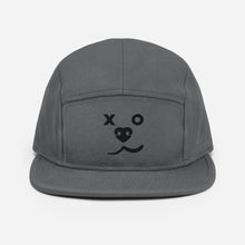 Load image into Gallery viewer, DOG SPEED ABSTRACT DOG FACE DESIGN – 5 Panel Camper Hats
