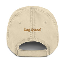 Load image into Gallery viewer, DOG SPEED ABSTRACT DOG FACE DESIGN – Distressed Hat
