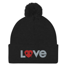 Load image into Gallery viewer, &quot;LOVE&quot; DOG LOVERS DESIGN – Pom-Pom Beanies
