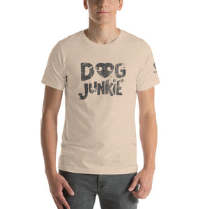 "DOG JUNKIE" Double Sided – Premium Unisex T-Shirt