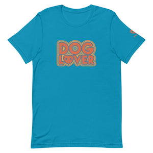 "DOG LOVER" 70's RETRO DESIGN – Premium Unisex T-Shirt