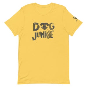 "DOG JUNKIE" Double Sided – Premium Unisex T-Shirt