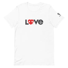 Load image into Gallery viewer, LOVE (FONT) DOGS (BACK) – 2 Sided Premium Unisex T-Shirts
