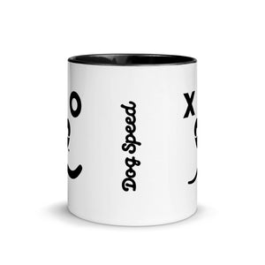 DOG SPEED ABSTRACT DOG FACE DESIGN – 2 Sided Colored Mugs