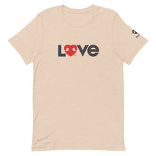 Load image into Gallery viewer, LOVE (FONT) DOGS (BACK) – 2 Sided Premium Unisex T-Shirts
