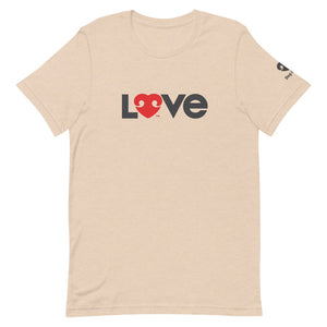 LOVE (FONT) DOGS (BACK) – 2 Sided Premium Unisex T-Shirts