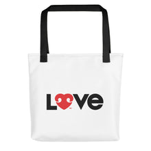 Load image into Gallery viewer, LOVE (FONT) DOGS (BACK) – Tote Bags
