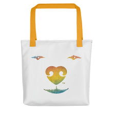 Load image into Gallery viewer, &quot;HAPPINESS IS A WARM DOG&quot; + Graphic – 2 Sided Tote Bags
