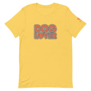 "DOG LOVER" 70's RETRO DESIGN – Premium Unisex T-Shirt