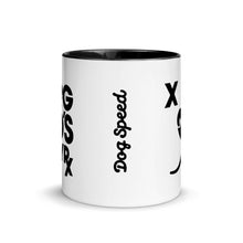 Load image into Gallery viewer, &quot;DOG XOs R MY RX&quot; ABSTRACT SMILING DOG FACE – 2 Sided Colored Mugs
