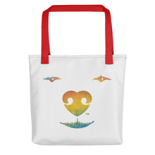 Load image into Gallery viewer, &quot;HAPPINESS IS A WARM DOG&quot; + Graphic – 2 Sided Tote Bags
