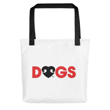 Load image into Gallery viewer, LOVE (FONT) DOGS (BACK) – Tote Bags
