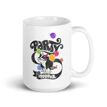 Load image into Gallery viewer, PARTY POOPER – White Mugs
