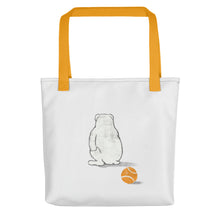 Load image into Gallery viewer, &quot;FETCH THIS&quot; Humorous Bulldog Illustration – Tote Bags
