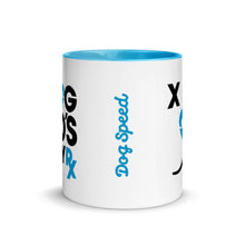 Load image into Gallery viewer, &quot;DOG XOs R MY RX&quot; ABSTRACT SMILING DOG FACE – 2 Sided Colored Mugs
