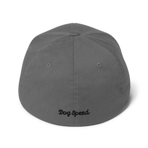 DOG SPEED ABSTRACT DOG FACE DESIGN – Elastic Structured Twill Hats