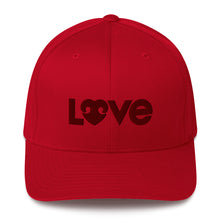 Load image into Gallery viewer, &quot;LOVE&quot; DOG LOVERS DESIGN – Elastic Structured Twill Hats
