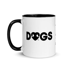 Load image into Gallery viewer, LOVE (FONT) DOGS (BACK) – 2 Sided Colored Mugs
