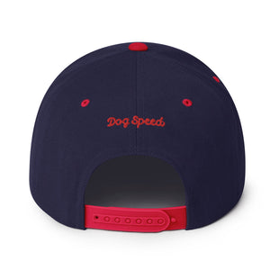 DOG SPEED ABSTRACT DOG FACE DESIGN – Snapback Hats