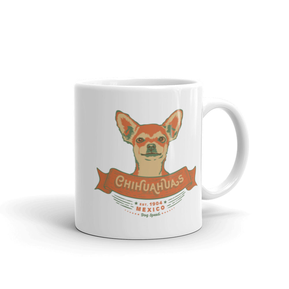 Chihuahua – White Mugs