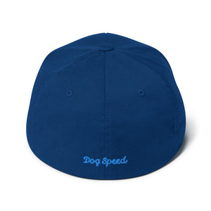 DOG SPEED ABSTRACT DOG FACE DESIGN – Elastic Structured Twill Hats