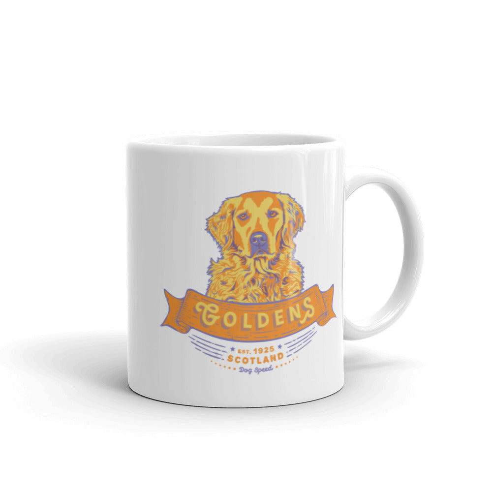 Golden Retriever – White Mugs