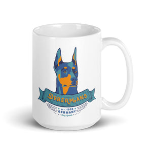 Doberman – White Mugs