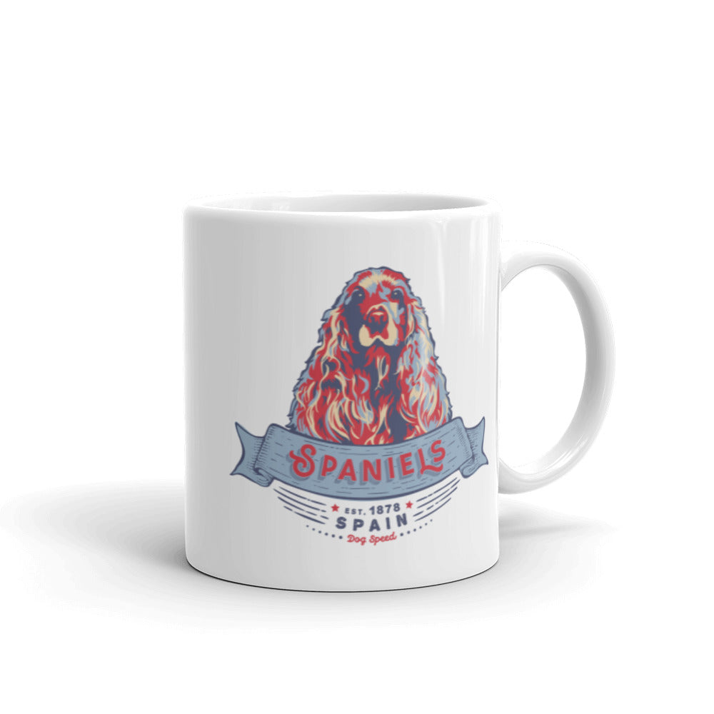 Spaniel – White Mugs