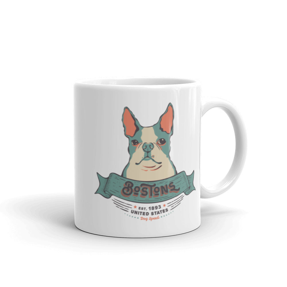 Boston Terrier – White Mugs