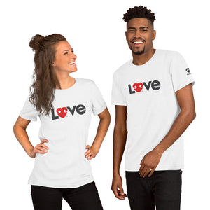 LOVE (FONT) DOGS (BACK) – 2 Sided Premium Unisex T-Shirts