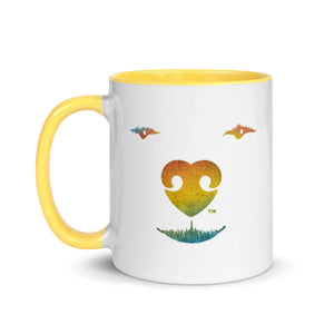 "HAPPINESS IS A WARM DOG" – 2 Sided Colored Mugs