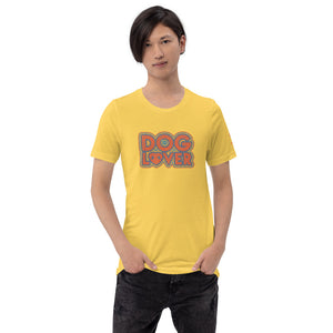 "DOG LOVER" 70's RETRO DESIGN – Premium Unisex T-Shirt