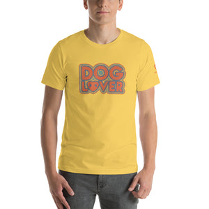 "DOG LOVER" 70's RETRO DESIGN – Premium Unisex T-Shirt