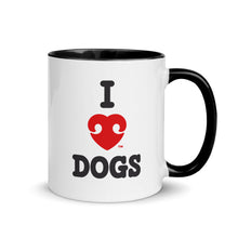 Load image into Gallery viewer, &quot;I LOVE DOGS&quot; –  Colored Mugs
