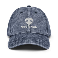 Load image into Gallery viewer, DOG SPEED LOGO – Vintage Denim Style Hat
