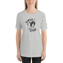 Load image into Gallery viewer, &quot;SUPER STAR&quot; DOG FART Humorous Dog Illustration – Premium Unisex T-Shirt
