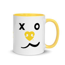 Load image into Gallery viewer, &quot;DOG XOs R MY RX&quot; ABSTRACT SMILING DOG FACE – 2 Sided Colored Mugs
