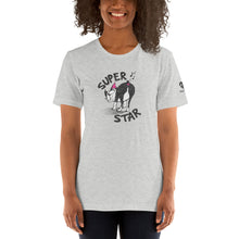 Load image into Gallery viewer, &quot;SUPER STAR&quot; DOG FART Humorous Dog Illustration – Premium Unisex T-Shirt
