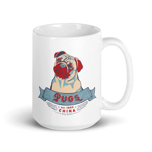 Pug – White Mugs