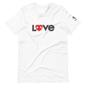 LOVE (FONT) DOGS (BACK) – 2 Sided Premium Unisex T-Shirts