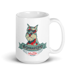 Schnauzer – White Mugs