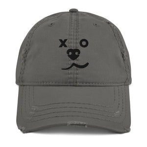 DOG SPEED ABSTRACT DOG FACE DESIGN – Distressed Hat